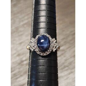 925 Sapphire Ring Size 12 - 8.84g